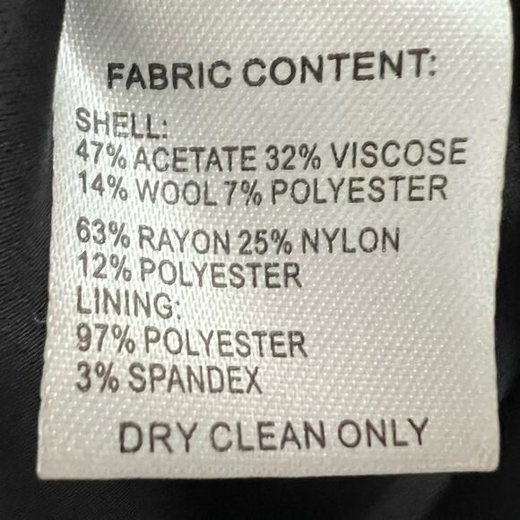 Signette Aysha Saeed Iridescent Jacquard Cocktail Dress Size 4 Dark Fairy Grunge - Picture 8 of 11